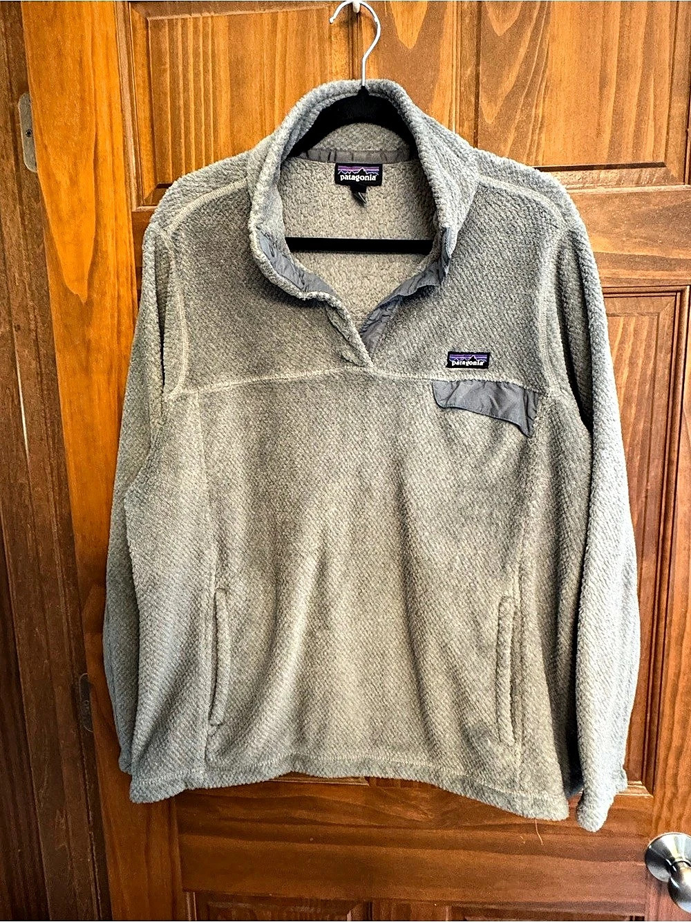 Patagonia Re-Tool Snap-T Fleece Pullover XXL Gray Polartec